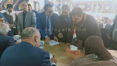 محافظ قنا يعقد اللقاء الجماهيري السادس في مركز أبو تشت | صور