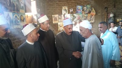 وفد من الأوقاف يزور مصابي حادث الأنبا صمؤيل