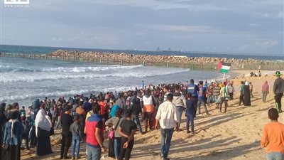 إصابة 21 فلسطينيا خلال المشاركة في مسيرات كسر حصار غزة (صور)