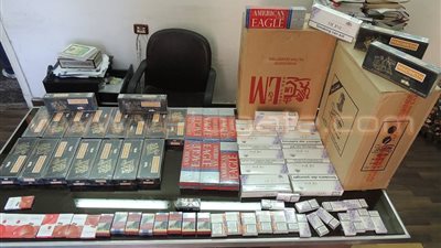 ضبط 500 علبة سجائر مسرطنة ببورسعيد