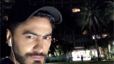 تامر حسني يعود للجيم بعد تعافيه من الوعكة الصحية