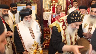 60 صورة ترصد ترأس الأنبا سلوانس احتفالات مارجرجس بدير المحروسة