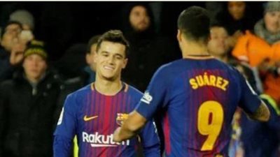 سواريز وكوتينيو يقودان برشلونة أمام إنتر ميلان