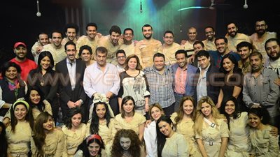 إلهام شاهين وسامح حسين يحضران عرض 