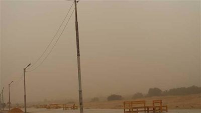 عواصف ترابية شديدة تضرب مناطق متفرقة بالوادي الجديد