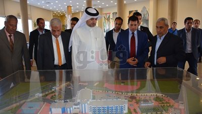 وزير الرياضة ونظيره البحريني يتفقدان مدينة الشباب بشرم الشيخ