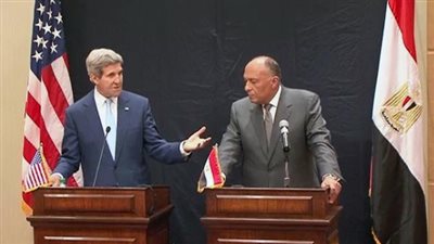 «شكري» و«كيري» يناقشان التطورات الفلسطينية «هاتفيًا»