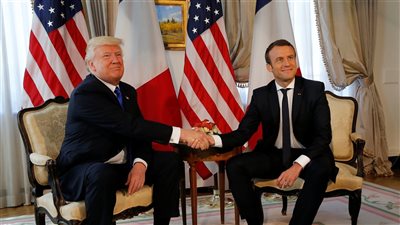 ترامب وماكرون يتفقان على مواجهة أنشطة إيران وحزب الله