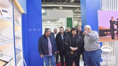 وزير الثقافة تتفقد الترتيبات النهائية لافتتاح معرض القاهرة الدولى للكتاب