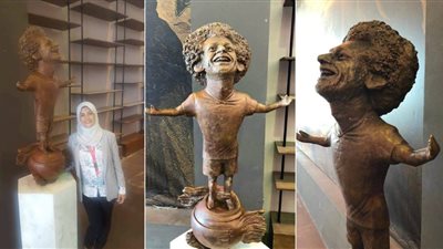 النحاتة مي عبد الله عن اتصال محمد صلاح بها: كنت هموت من الفرحة