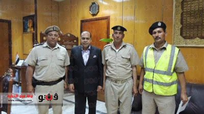 مدير أمن كفر الشيخ يكرم ضابطا وفردي أمن لإنقاذهم سيدة