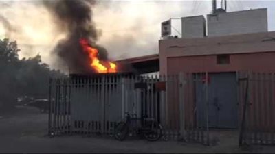 إخلاء مدرستين بالأقصر من الطلاب بعد حريق في محول كهرباء