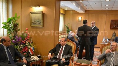 بالصور.. رئيس «المركزي للمحاسبات» يبحث سبل التعاون مع محافظ دمياط
