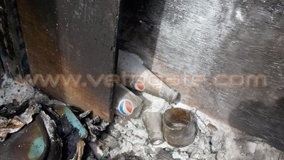 بالفيديو والصور.. أنصار «الإرهابية» يحرقون كشك حراسة بنك «CIB»