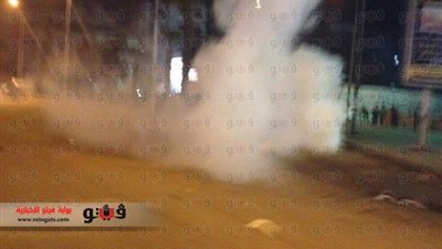 عناصر الإرهابية تنهي تظاهرها أمام كايرو مول