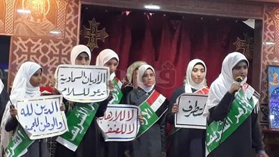 «أزهر البحر الأحمر» ينظم زيارة لكنيسة أبانوب بالغردقة (صور)