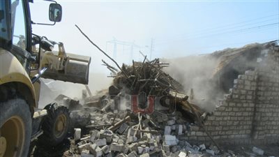 إزالة 24 مكمورة فحم و5 مسابك ألومنيوم في الفيوم (فيديو وصور)