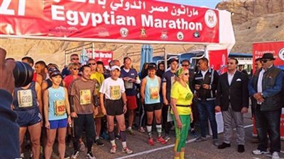5 آلاف متسابق من مختلف الجنسيات في ماراثون الأهرامات الدولي