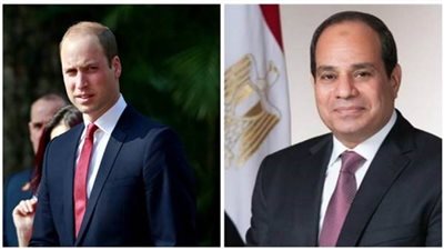 تفاصيل لقاء السيسي والأمير وليام بقصر باكنجهام في لندن