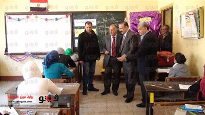 بالصور.. محافظ الدقهلية يتفقد لجان امتحانات الإعدادية