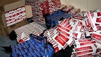 ضبط 2578علبة سجائر مغشوشة بالأزبكية