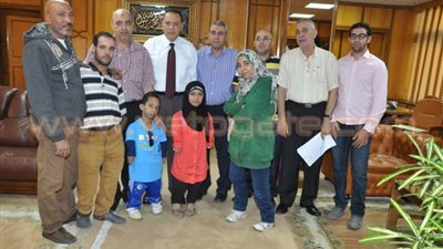 إنشاء ملعب لكرة الطائرة لمتحدي الإعاقة بجامعة القناة