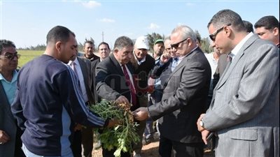 محافظ الشرقية: الدولة تسعى لتهيئة مناخ جاذب للاستثمار الزراعي (صور)
