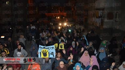 الأمن يفض مسيرة لـ