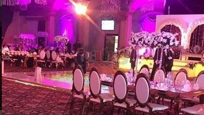 أول صور لقاعة حفل زفاف نجمة مسرح مصر «ويزو»