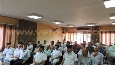 بالصور.. جاد الحق يعقد اجتماعا مع قيادات المواصلات لمناقشة الخطط الأمنية