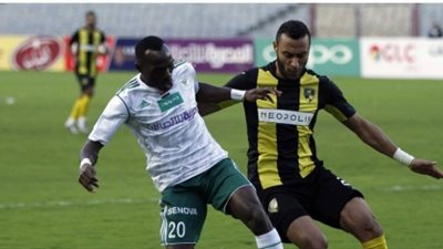 المصري يتعادل مع وادي دجلة 1/1 بالشوط الأول