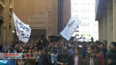 اشتباكات بين إرهابيي الإخوان وآخرين بجامعة الإسكندرية