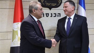 رئيس الكنيست يستقبل حازم خيرت بمناسبة 40 عاما على زيارة السادات