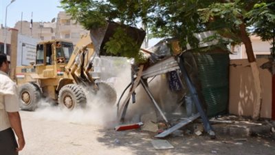 إزالة 75% من الأكشاك المخالفة بالعاصمة