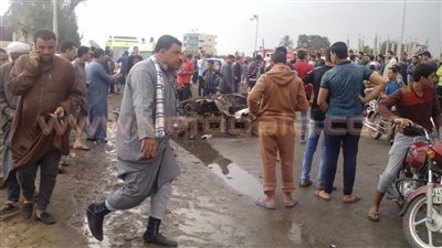 بالصور.. لحظة انفجار سيارة مفخخة بالشرقية