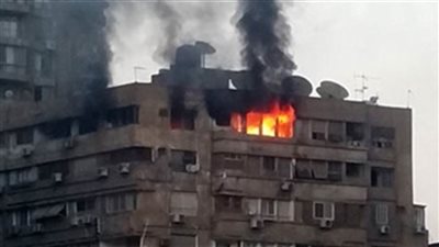 انتداب المعمل الجنائي لمعاينة حريق شقة في الأزبكية