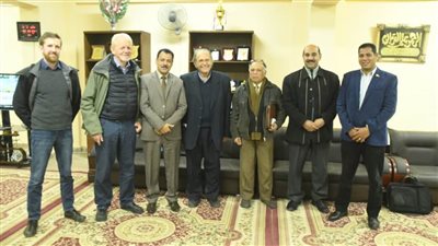 وفد دنماركي يزور جامعة الوادي الجديد لبحث التعاون في مجال التاريخ الجيولوجي