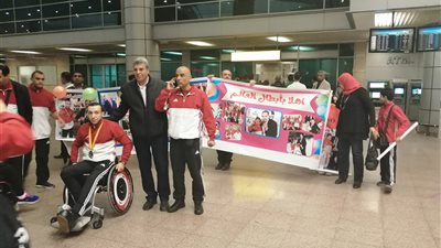 بعثة الكاراتيه تصل إلى القاهرة بعد المشاركة في بطولة العالم (صور)