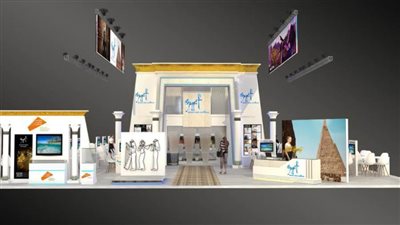 المتحف الكبير يتصدر حملة الترويج في الجناح المصري بمعرض إسبانيا