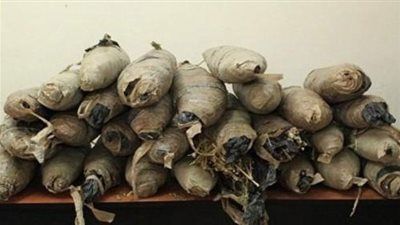 ضبط عامل بحوزته 50 كيلوجرامًا 