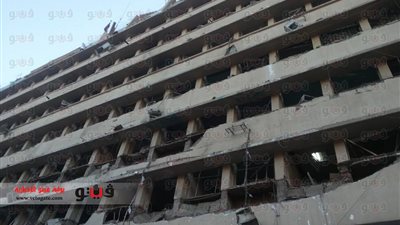 ننشر أول صور من انفجار مديرية أمن القاهرة