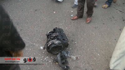 ننشر صور «موتور» السيارة المستخدمة في تفجير مديرية أمن القاهرة