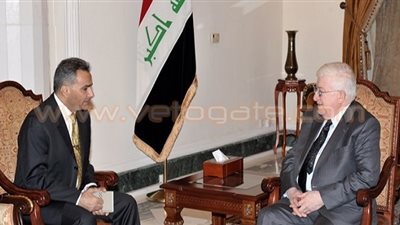الرئيس العراقي يبحث مع السفير المصري التعاون الأمني بين البلدين
