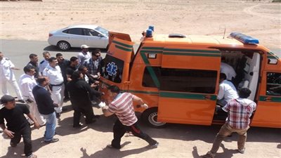 إصابة أمين شرطة صدمته سيارة بـ6 أكتوبر