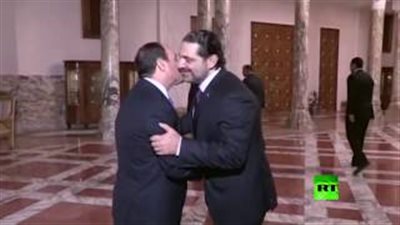 لحظة لقاء السيسي والحريري في القاهرة (فيديو)