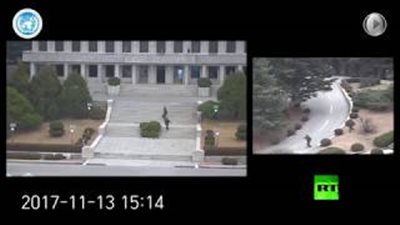 جنود كوريون شماليون يلاحقون مجندا هاربا ويجتازون الحدود (فيديو)