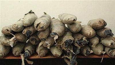 ضبط 120 كيلو بانجو داخل أتوبيس سياحى بفايد