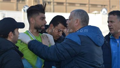 طبيب غزل المحلة يعالج حارس مالية الزيات | صور