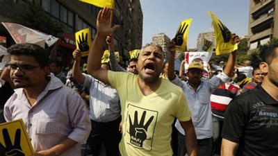 أمن أسوان يفرق مسيرة لـ