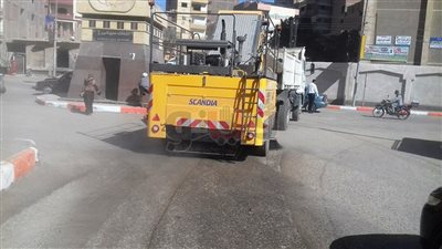 شراء مكنسة شوارع آلية متطورة في سوهاج بمليون و٨٠٠ ألف جنيه (صور)